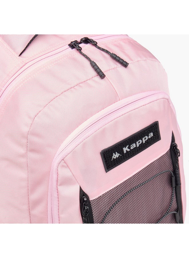 Kappa Girls Logo Applique Backpack with Adjustable Straps and Zip Closure - 19x32x48 cm - Image 5