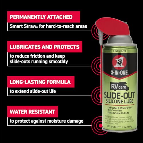 3 in one 3-IN-ONE RVcare Slide-Out Silicone Lube, Premium RV Slide-Out Lubrication, 11 OZ (1-Pack) - Image 2