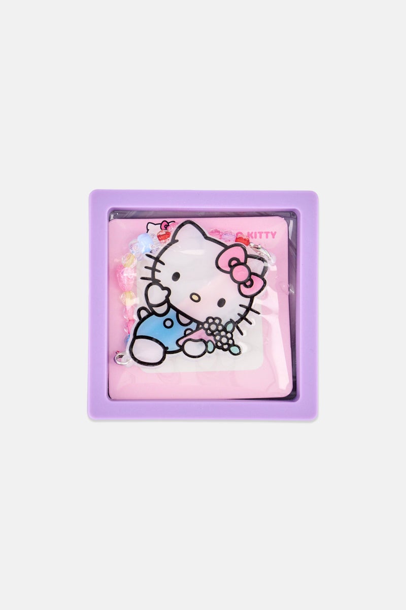 Sanrio Kids Girl Hello Kitty Hair Clip And Charm, Multicolor - Image 1