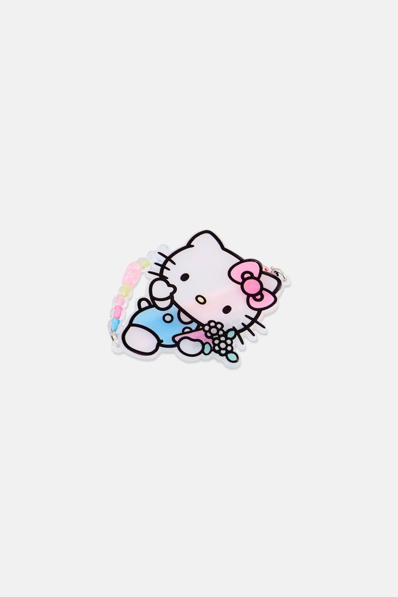 Sanrio Kids Girl Hello Kitty Hair Clip And Charm, Multicolor - Image 4
