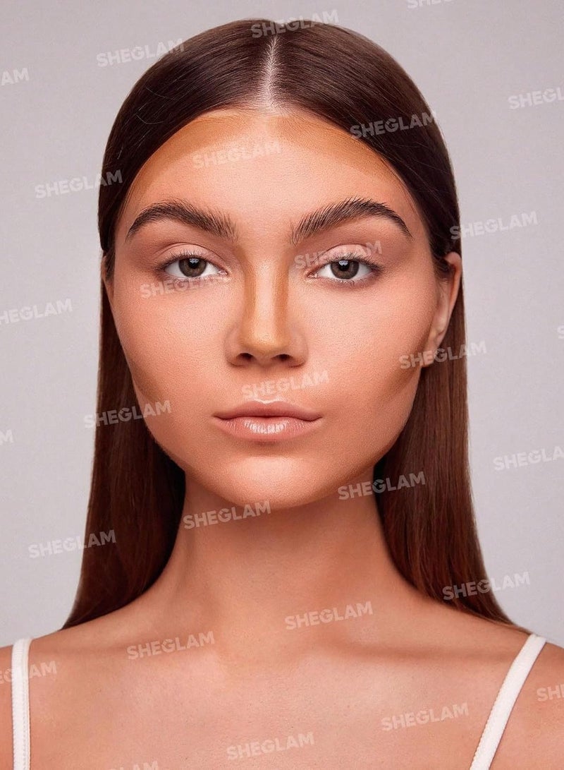 Sheglam Contour N' Define Stick Bronzer with Brush (Warm Honey) - Image 3