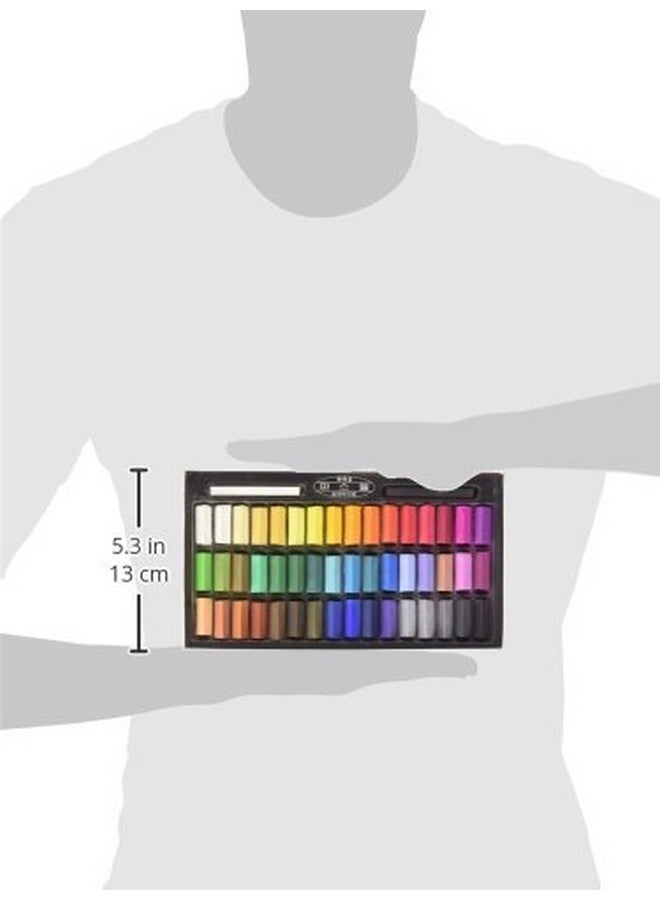 Mungyo Non Toxic Mungyo Soft Pastel Set of 48 Assorted Colors Square Chalk - Image 2