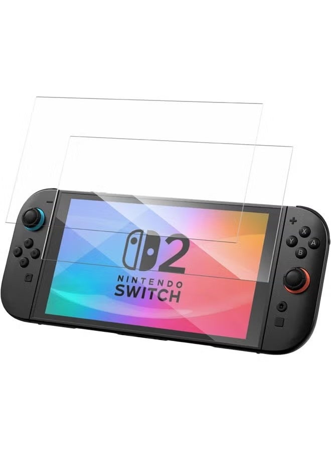 2 Pack Screen Protector for Nintendo Switch 2, Tempered Glass Compatible with Nintendo Switch 2 7.9-inch - Image 1