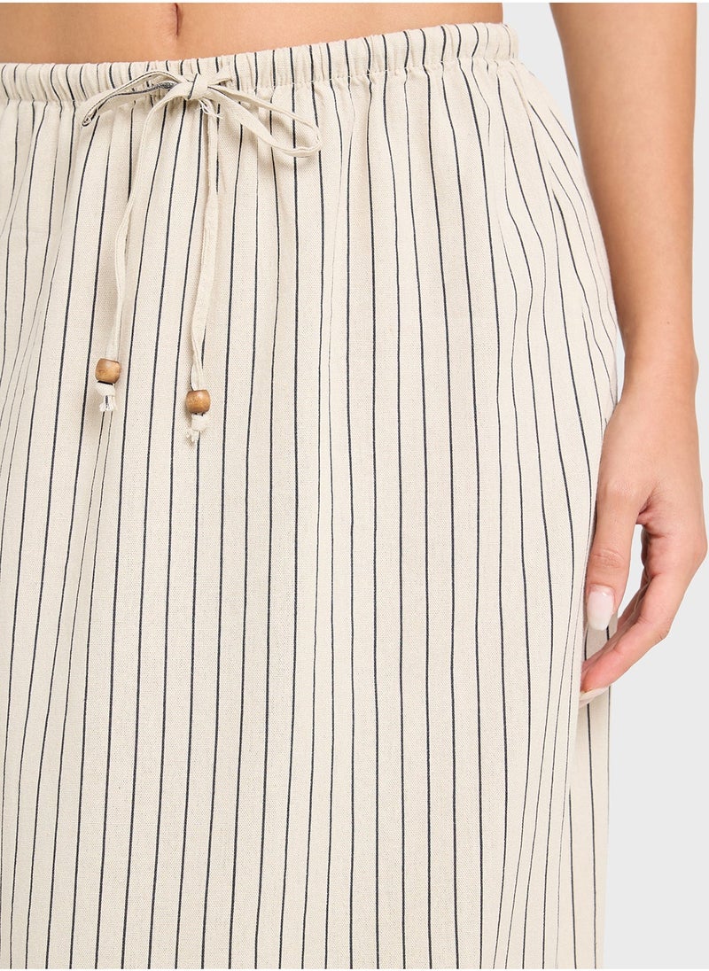 VERO MODA VMMYMILO M/W SLITED LONG SKIRT WVN GA  - Image 4