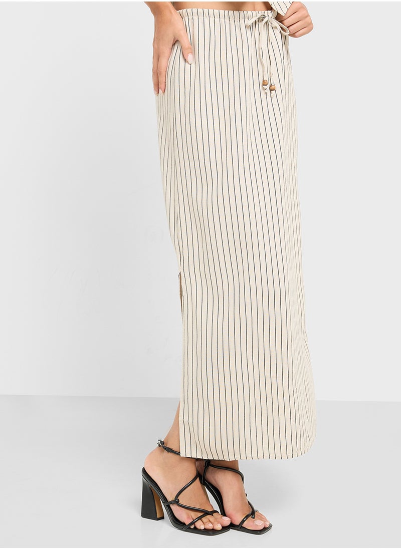 VERO MODA VMMYMILO M/W SLITED LONG SKIRT WVN GA  - Image 1
