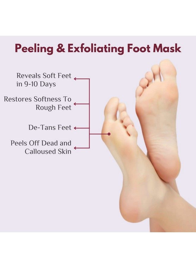 LuxaDerme Peeling And Exfoliating Foot Mask + Purify & Protect 3 Step Tuneup Kit - Image 3