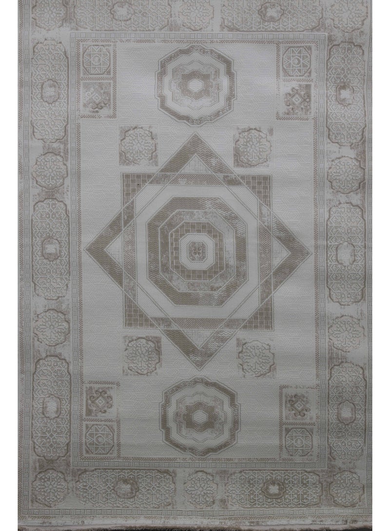 القفاري سجاد فيرونا من القفاري بإطلالة مودرن فاخرة تكمل ديكور مفروشات سجاد منزلك، 2.40x3.40، كريم - Image 5