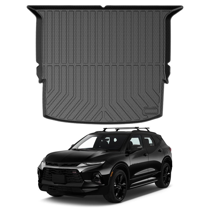 Mixsuper Cargo Liner for Chevrolet Blazer 20192024 2025 2026 Trunk Mat for Chevy Blazer Accessories All Weather Cargo Mat Rear Trunk Liner Black