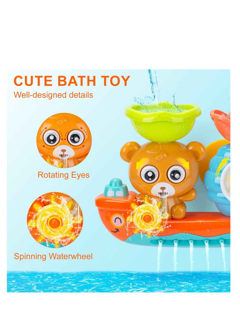 Bebiland Bath Toys for Toddler, Bath Toys for Babies, Baby Bath Toy for Boys Girls Gifts, Toddler Toys for Boys Girls,Baby Sensory Toys Water Toys （Random Color）  - Image 2