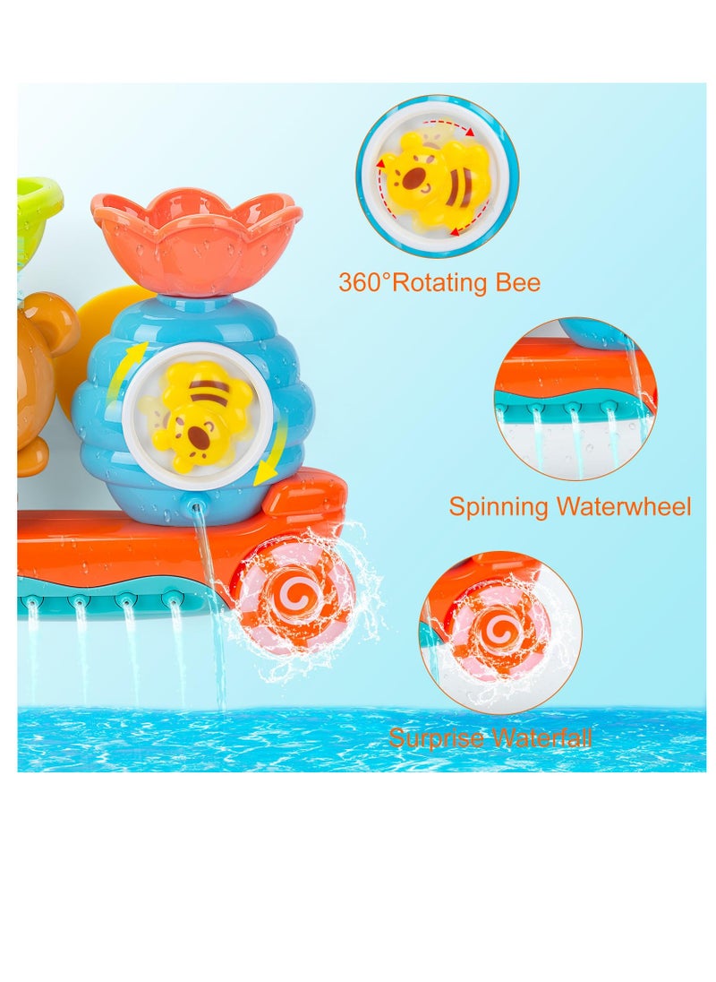 Bebiland Bath Toys for Toddler, Bath Toys for Babies, Baby Bath Toy for Boys Girls Gifts, Toddler Toys for Boys Girls,Baby Sensory Toys Water Toys （Random Color）  - Image 3