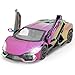 LOVEPOSELY 124 Scale Colorful Lambo Revuelto Diecast Car Model Collectible Diecast Toy Car with Lights and Sounds Pull Back Vehicles Toy for Adults Kids Birthday Gifts Decoration - Image 2