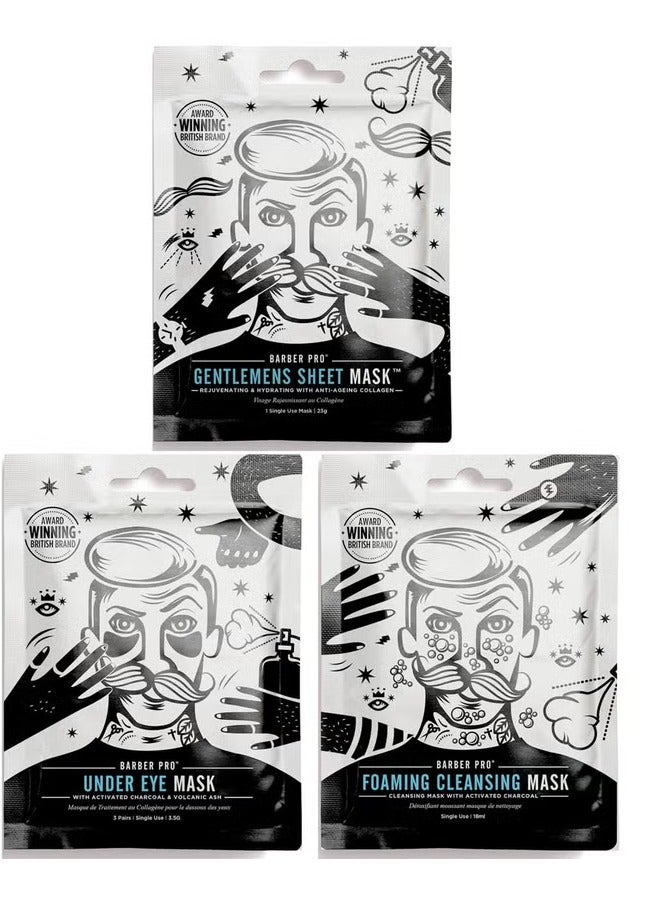 BARBER PRO Facial Mask Trio - Image 1