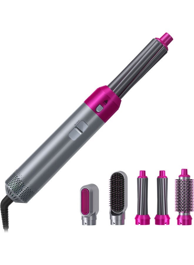 NIBEMINENT Multi Functional Hair Dryer Grey/Pink - Image 1