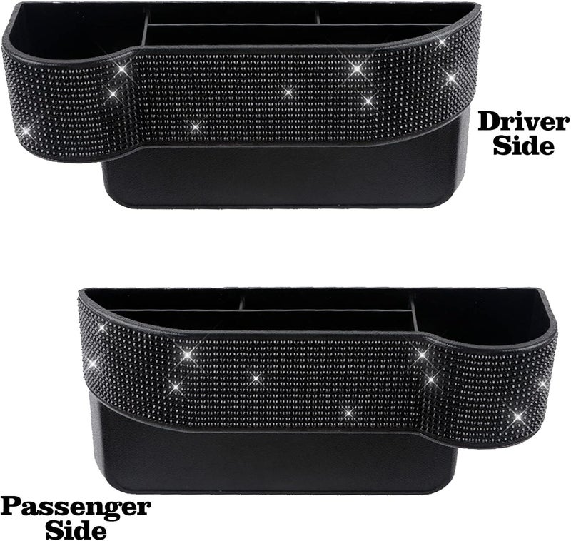 EGBANG Diamond Crystal Car Seat Pocket Organizer - Image 2