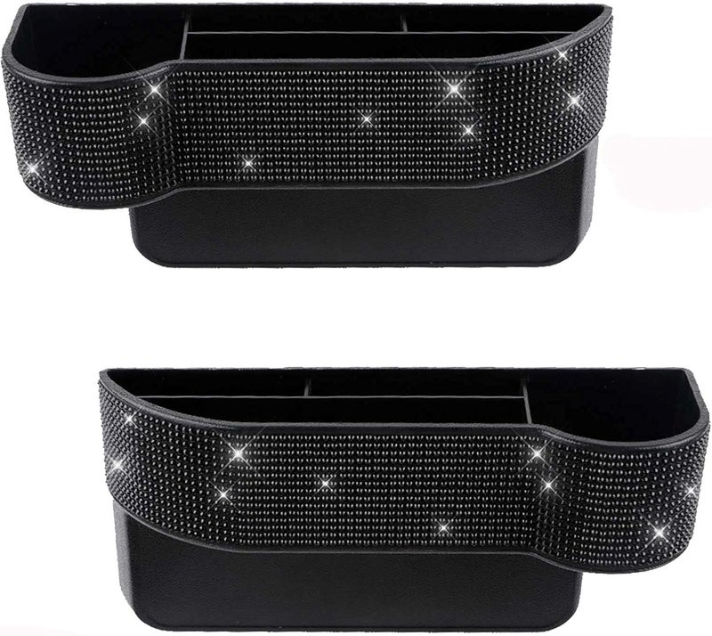 EGBANG Diamond Crystal Car Seat Pocket Organizer - Image 1