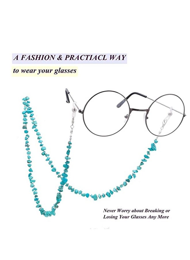 Top Eyeglass Chain Strap Holder Cord Sunglass Chain Fashion Chip Beaded Mask Lanyard Chain Face Mask Chain for Women  - Image 3