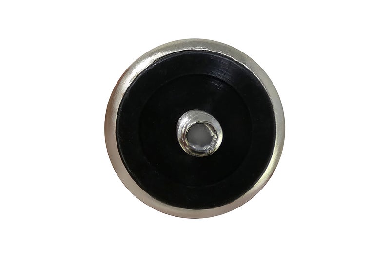 Shepherd Hardware أجهزة شيفرد 9451 زلاجات أثاث ذات ساق مل threaded 1-1/4 بوصة، قطر الساق 1/4 بوصة، قاعدة معدنية مع وسادة مطاطية، 4 قطع (عبوة من 1)، فضي - Image 3