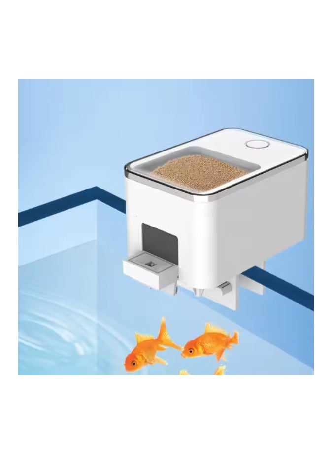 مغذي سمك يتحكم فيه عبر تطبيق الواي فاي لخزان السمك موزع طعام مرن لتفريغ الحصص مع إعدادات توقيت متعددة - Image 2