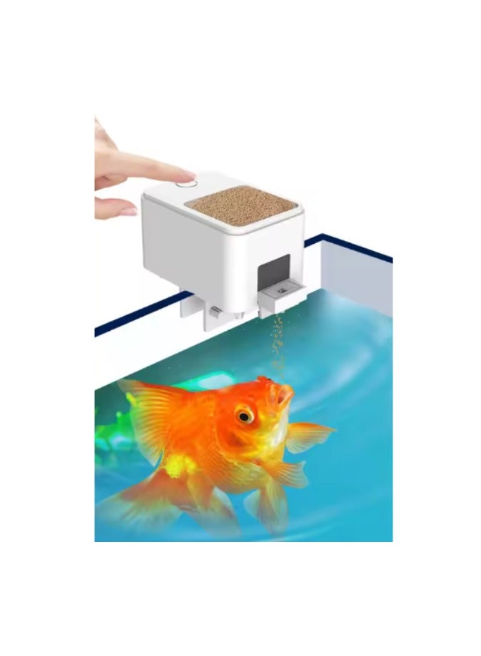 مغذي سمك يتحكم فيه عبر تطبيق الواي فاي لخزان السمك موزع طعام مرن لتفريغ الحصص مع إعدادات توقيت متعددة - Image 3