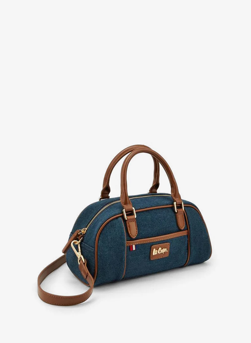 لي كوبر Denim Crossbody Bag With Detachable Strap