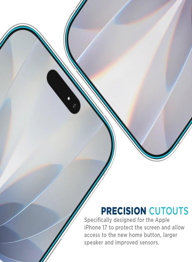 Tech Armor for iPhone 17 Screen Protector Glass 6.3 inch - Ballistic Tempered, Case Friendly, Sensor Protection, HD, 9H Hardness, 3 Pack - Image 3