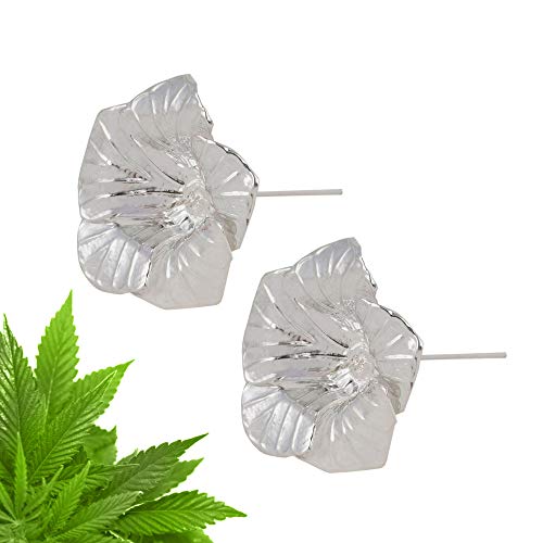 DHRUVS COLLECTION 925 Silver Lotus Flower for Pooja, Temple Decor & Gifting Purpose - Set of 2 - Image 2