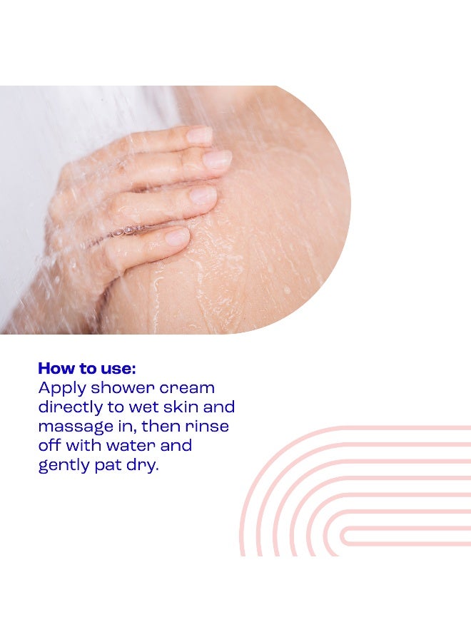 E45 Shower Cream for Dry, Sensitive, and Itchy Skin - Moisturising Body Wash for Men and Women - Helps Maintain Skin pH - Suitable for Eczema and Dermatologically Tested - 200 ml - Image 4