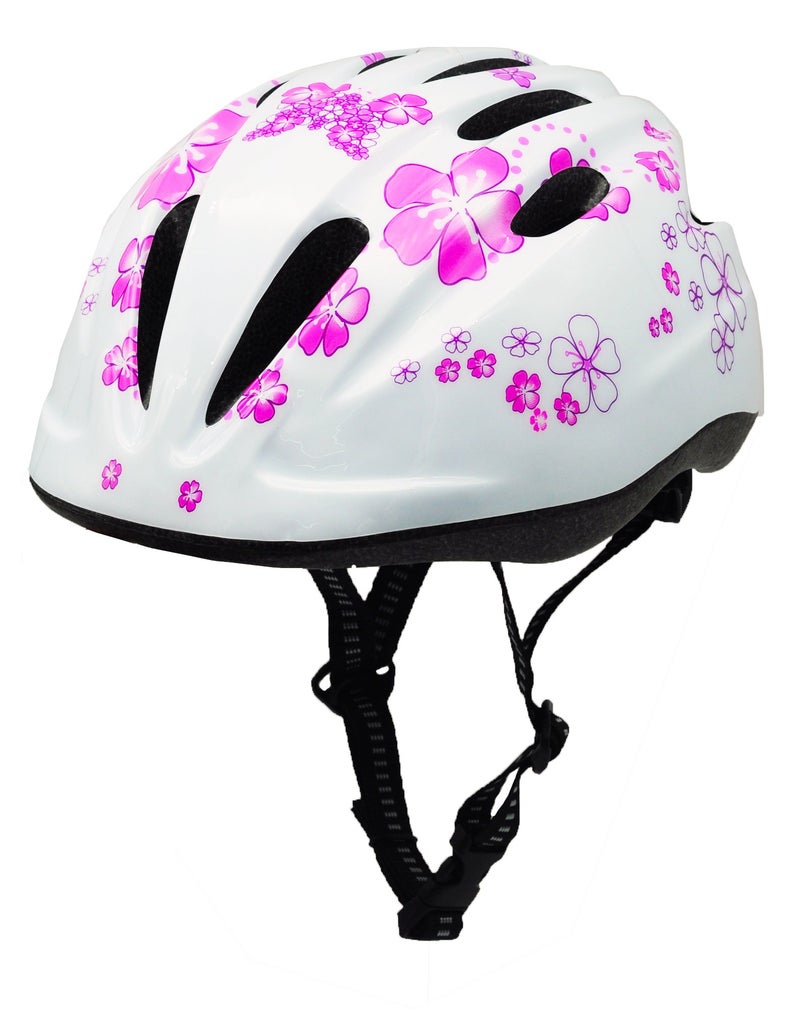 BeBeFun Girl Helmet for Bike,Kids Bike Pink Helmet for Girls Approximately Ages 3-10 Years Adjuastable and Multi-Sport, from Toddler to Kids CPSC Certicated - Image 1
