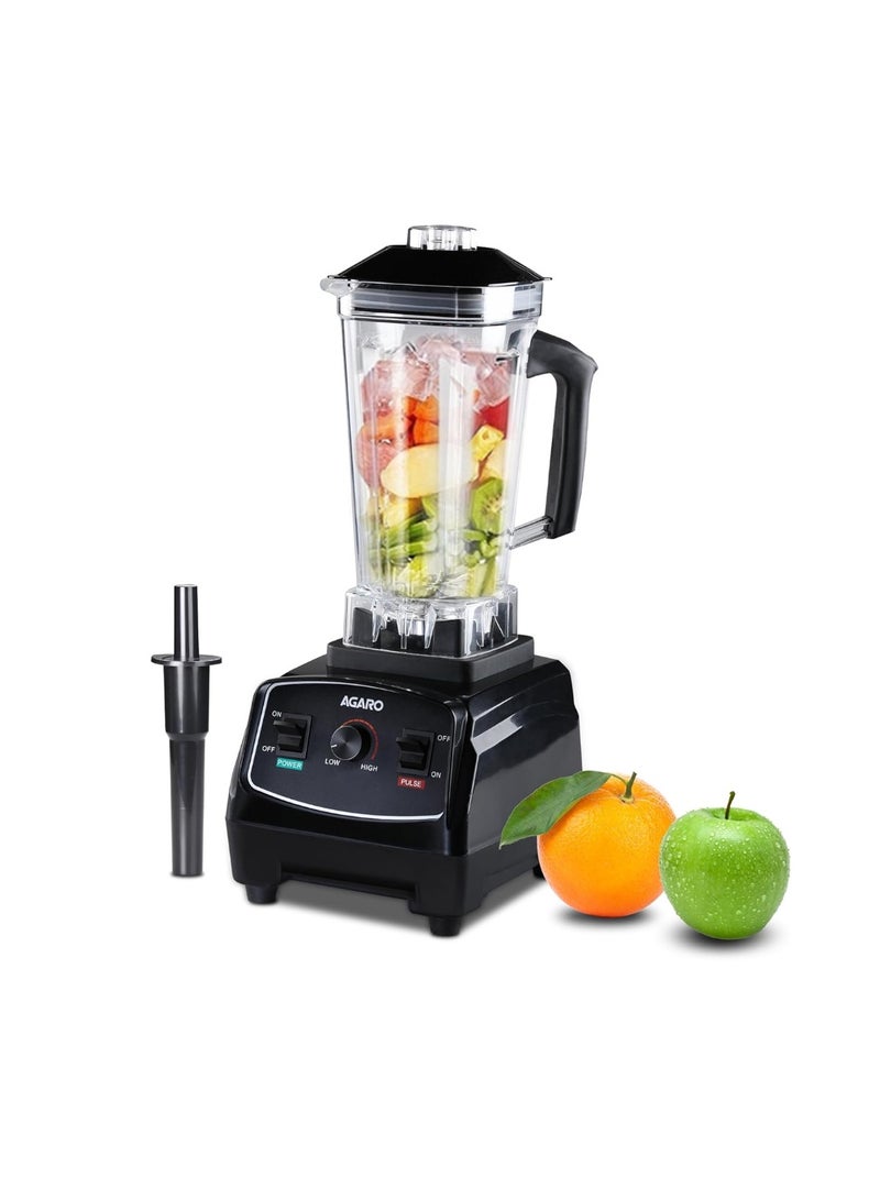 AGARO Grand Professional Blender/Grinder/Mixer, 2000 watts, 2 Litres BPA Free Jar, Commercial heavy duty blender, High Power & Speed Blender, 100% Copper Motor, Pulse Function, 8 Leaf SS Blade - Image 1