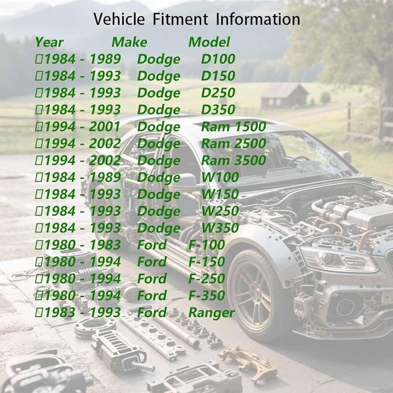 Rear Sliding Window Glass Latch Kit Set For Dodge Ram Ford F150 F250 Pickup Truck - Image 4
