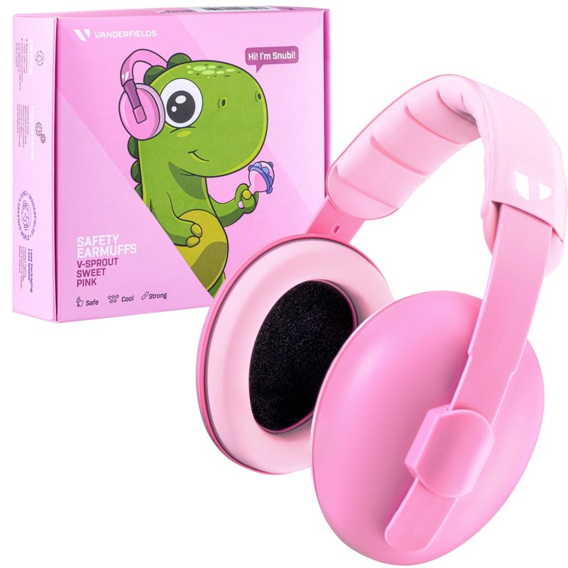 Vanderfields Baby Ear Protection Toddler - Baby Ear Muffs Noise Protection Infant - 21dB NRR - Age 3 Months / 2 Years - Image 1