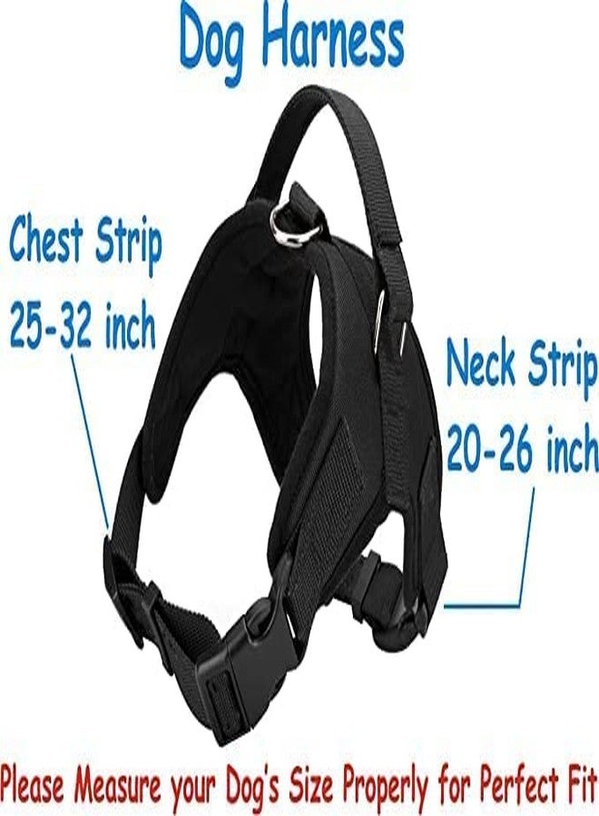 Smart Pups Nylon Vest Harness Padded Harness for Dogs Colour May Very (Black) Combo Set of Harness and Rope Leash - Image 3