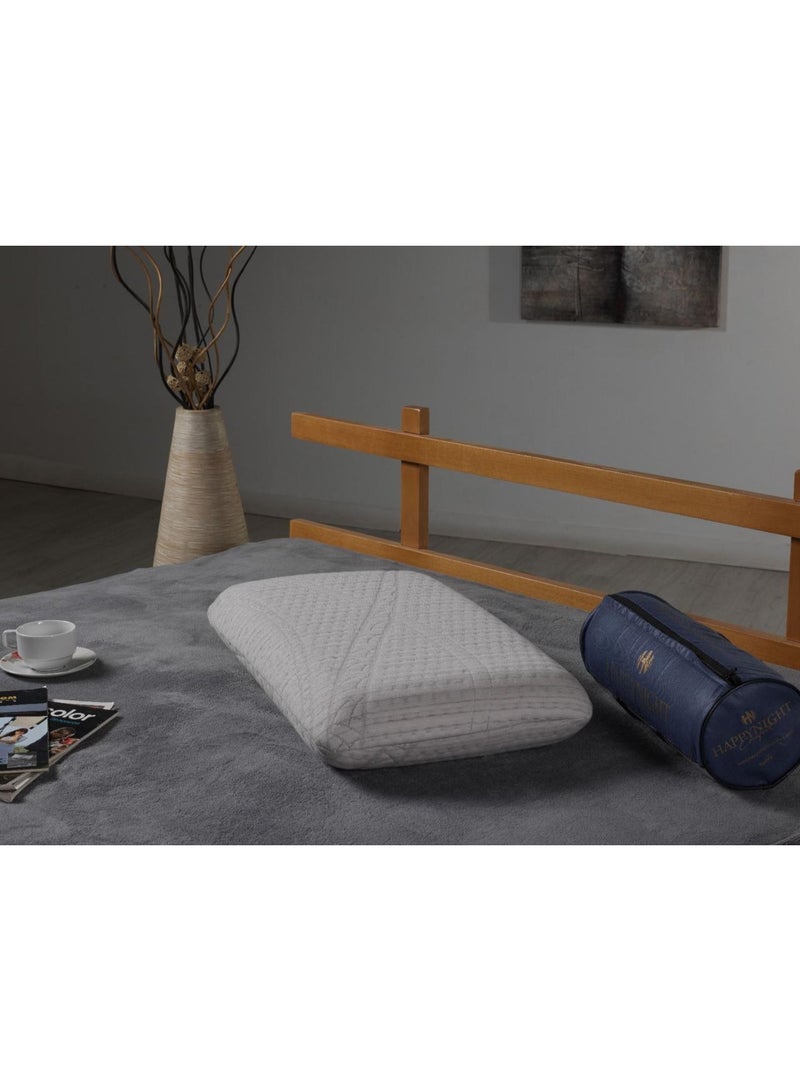 SLEEP ENERGY Visco Memory Foam Pillow with Grounding Technology, Ergonomic Neck Support  - Image 3