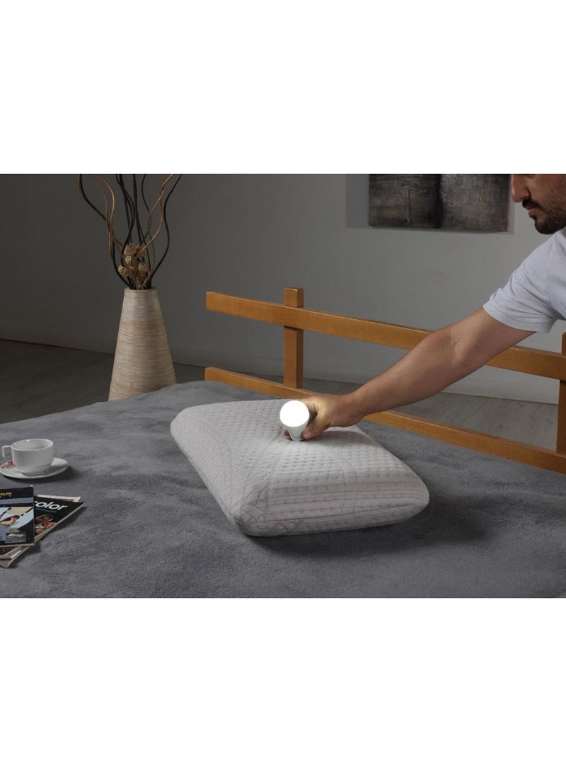 SLEEP ENERGY Visco Memory Foam Pillow with Grounding Technology, Ergonomic Neck Support  - Image 1