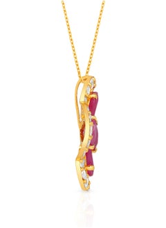Malabar Gold and Diamonds 22 Carat 916 Purity Yellow Gold Gemstone Pendant PGNDNA026PN6_Y For Women  - Image 5