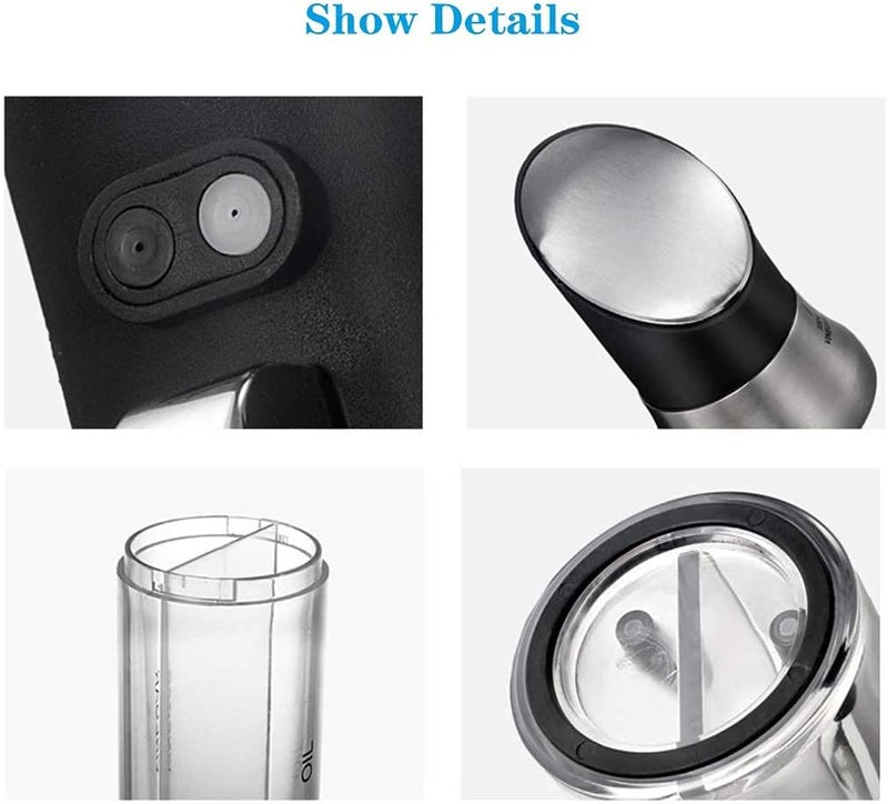 BeFunky Olive Oil Sprayer for Cooking Air Fryer, Olive Oil and Vinegar Dispenser Set, Environmentally Friendly Materials 200ml, Cooking Oil Sprayer - Image 5
