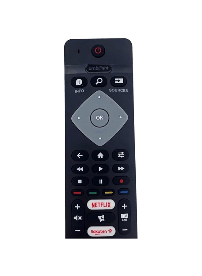 HuHa - JZK Replacement Remote control for PHILIPS smart LED TV, remote controller compatible with Philips television 50PUS6754/12 50PUS6704/12 55PUS6814/12 - Image 1
