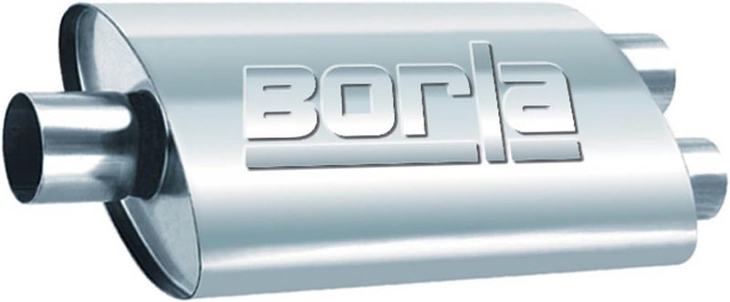 Borla 40348 Pro XS Muffler - Stainless Steel, Oval Shape