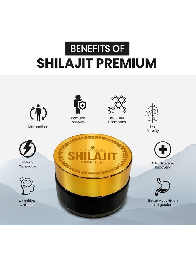 SONATURAL Shilajit Pure Himalayan Organic - 30g Premium 100% Pure Shilajit Resin with Fulvic Acid & 85+ Trace Minerals Complex for Energy & Immune Support, (2 Months Supply) - Image 3