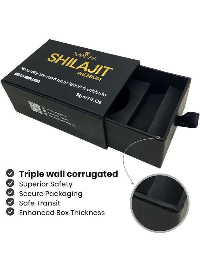 SONATURAL Shilajit Pure Himalayan Organic - 30g Premium 100% Pure Shilajit Resin with Fulvic Acid & 85+ Trace Minerals Complex for Energy & Immune Support, (2 Months Supply) - Image 2