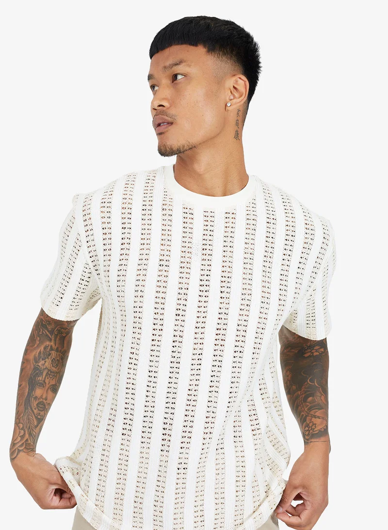 برايف سول تي شيرت رجالي بقصة عادية وأكمام قصيرة