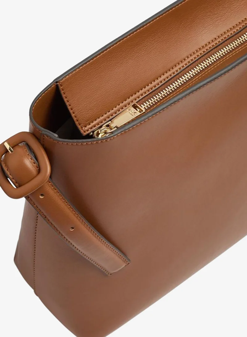 Parfois Brown Plain Shoulder Bag for Women | Best Price UAE
