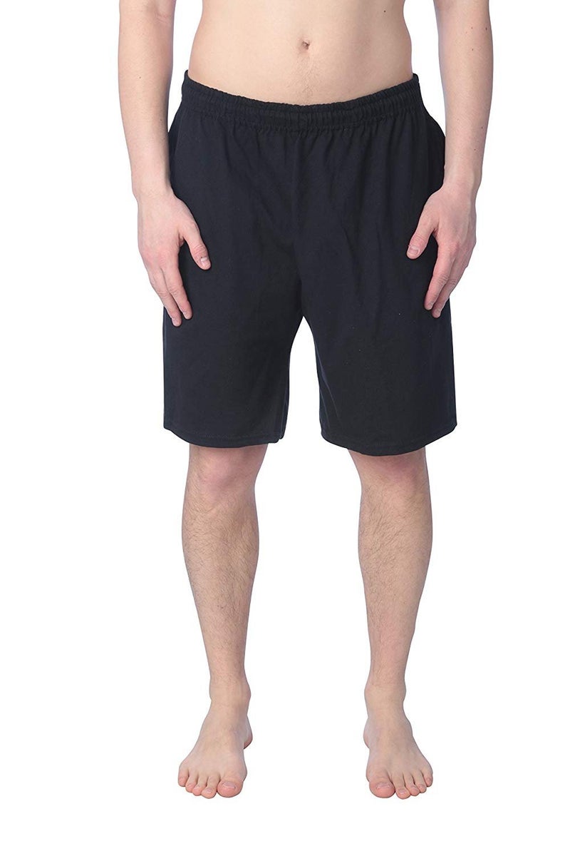 Fruit of the Loom Mens Jersey Short Black S - Image 1