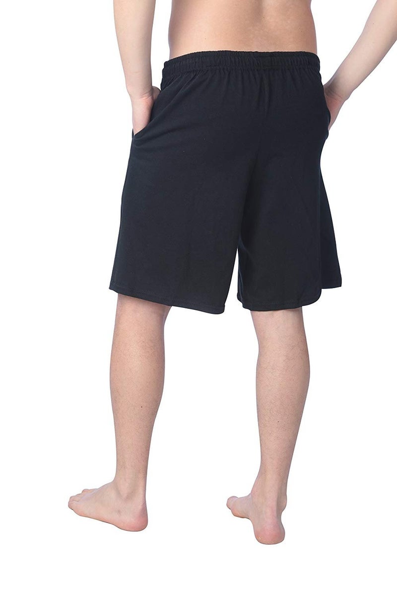 Fruit of the Loom Mens Jersey Short Black S - Image 3