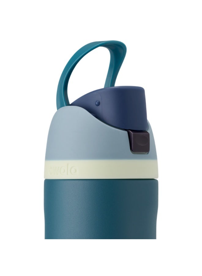 Owala FreeSip Insulated Stainless Steel Water Bottle with Straw for Sports, Travel, and School BPA-Free Sports Water Bottle, 24 oz - Image 3