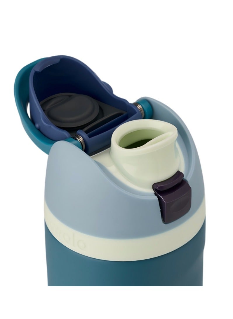 Owala FreeSip Insulated Stainless Steel Water Bottle with Straw for Sports, Travel, and School BPA-Free Sports Water Bottle, 24 oz - Image 2