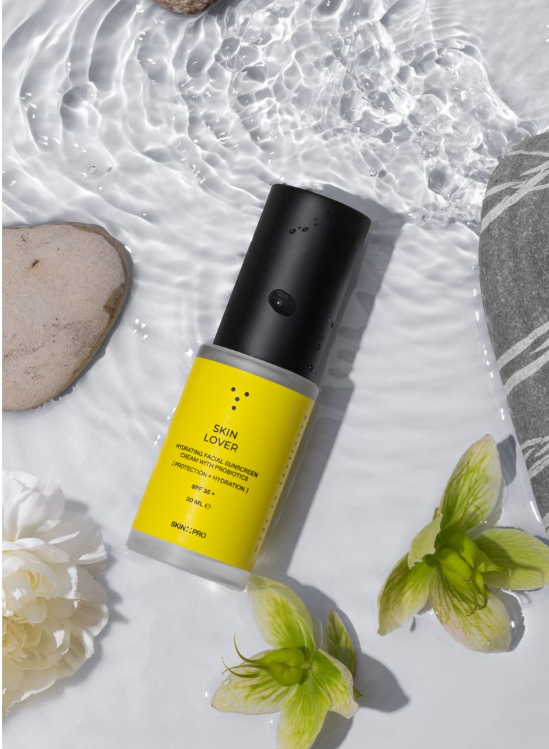 SkinPro SkinLover Hydrating facial sunscreen cream with probiotics - Image 1