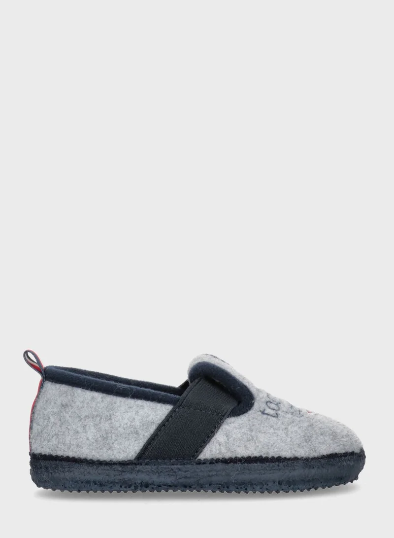 TOMMY HILFIGER Kids Logo Bedroom Slippers