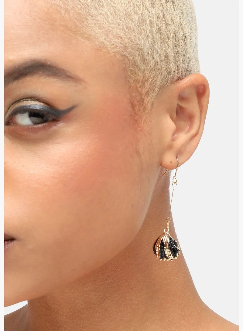 SOHI Gold Plated Party Designer Drop Earring For Women