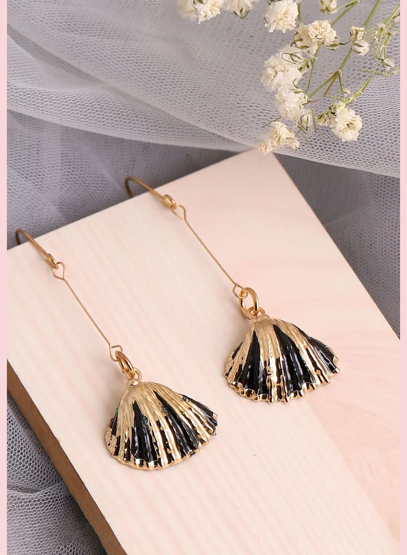 SOHI Gold Plated Party Designer Drop Earring For Women